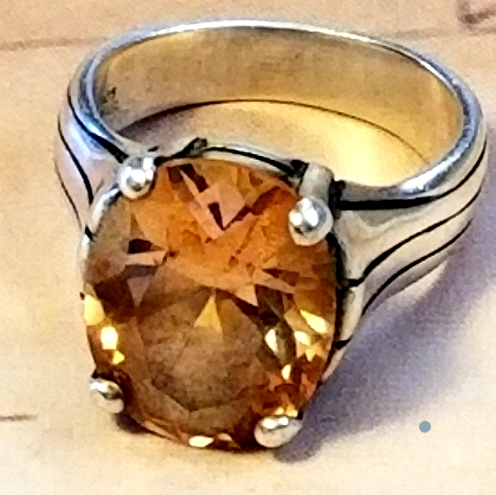 Rare Silpada Sterling Silver & Zirconia Ring - Picture 10 of 14
